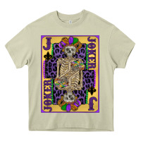 Mossy joker mardi gras skeleton Heavy Core Tee - CowGirlArtShop