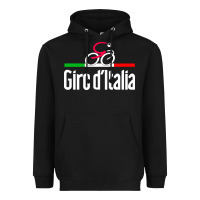 Black giro d'italia Heavyweight Hoodie - artisFamous