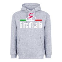 Heather Grey giro d'italia Heavyweight Hoodie - artisFamous