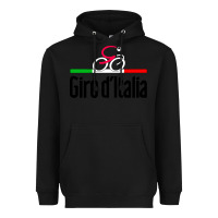 Black giro d'italia Heavyweight Hoodie - artisFamous