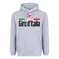 Heather Grey giro d'italia Heavyweight Hoodie - artisFamous