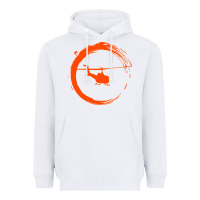 White helicopter Heavyweight Hoodie - artisFamous