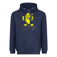 Navy peanut butter jelly time banana Heavyweight Hoodie - artisFamous