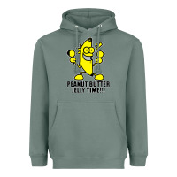 Sage peanut butter jelly time banana Heavyweight Hoodie - artisFamous