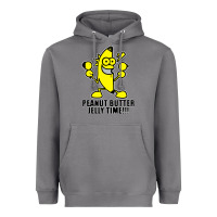 Peanut Butter Jelly Time Banana Heavyweight Hoodie | Teevron