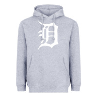 Heather Grey detroit Heavyweight Hoodie - artisFamous