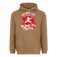 Toasted Coconut surely not everybody was kung fu fighting Heavyweight Hoodie - artisFamous