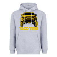 Heather Grey taco time Heavyweight Hoodie - artisFamous