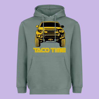 Taco Time Heavyweight Hoodie Designed By Artisfamous