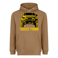 Toasted Coconut taco time Heavyweight Hoodie - artisFamous