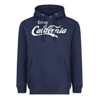 Navy enjoy california Heavyweight Hoodie - artisFamous