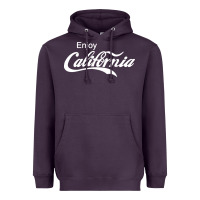 Plum enjoy california Heavyweight Hoodie - artisFamous
