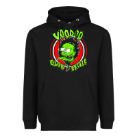 Black voodoo glow skulls Heavyweight Hoodie - artisFamous