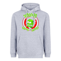 Heather Grey voodoo glow skulls Heavyweight Hoodie - artisFamous