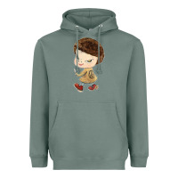 Sage Little Yoshitomo Knives Heavyweight Hoodie - artisFamous