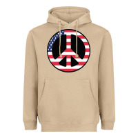 Mushroom United states peace symbol Heavyweight Hoodie - artisFamous