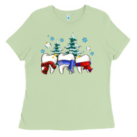 Matcha dental christmas tree teeth and winter ado Ladies Tee - OliviaCreatesArt