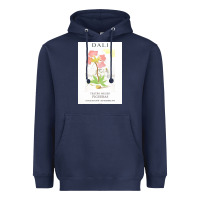 Navy DALI teatro museo figueras Heavyweight Hoodie - artisFamous