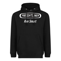 Black freightliner run smart Heavyweight Hoodie - artisFamous