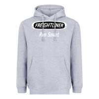 Heather Grey freightliner run smart Heavyweight Hoodie - artisFamous