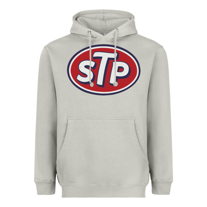 Stp Motor Oil Distressed Heavyweight Hoodie by artisFamous | Teevron