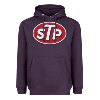 Plum stp motor oil distressed Heavyweight Hoodie - artisFamous