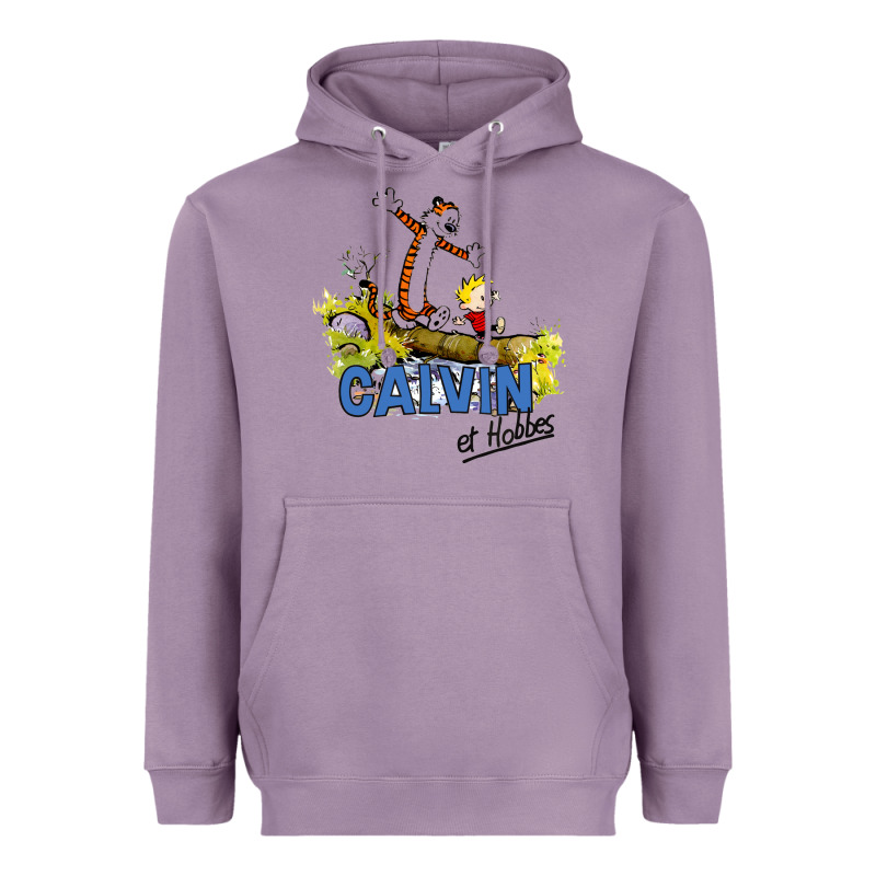 Calvin Hobbes Heavyweight Hoodie by artisFamous | Teevron