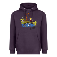 Plum calvin hobbes Heavyweight Hoodie - artisFamous