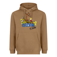 Toasted Coconut calvin hobbes Heavyweight Hoodie - artisFamous