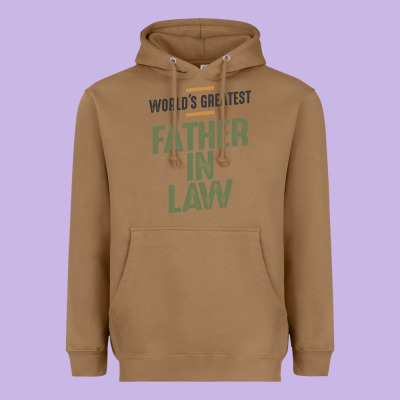 World's Greatest Father-in-law - Dad And Grandpa Heavyweight Hoodie Designed By Artisfamous