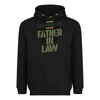 Black World's Greatest Father-In-Law - Dad and Grandpa Heavyweight Hoodie - artisFamous