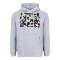 Heather Grey Contemporary Miro Heavyweight Hoodie - artisFamous