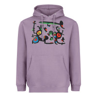 Lavender Contemporary Miro Heavyweight Hoodie - artisFamous