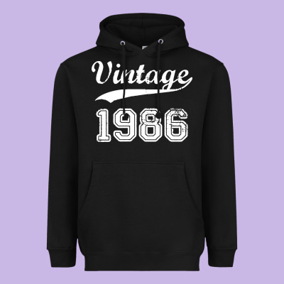 Vintage 1986 Heavyweight Hoodie Designed By Artisfamous