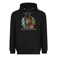 Black Just A Girl Who Loves Horses Heavyweight Hoodie - artisFamous
