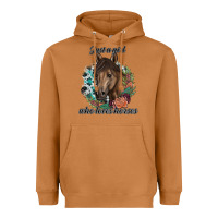 Meerkat Just A Girl Who Loves Horses Heavyweight Hoodie - artisFamous