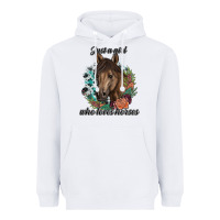 Just A Girl Who Loves Horses Heavyweight Hoodie | Teevron