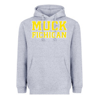 Heather Grey muck fichigan Heavyweight Hoodie - artisFamous