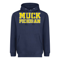 Navy muck fichigan Heavyweight Hoodie - artisFamous