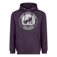 Plum fantastic mr fox wolf canis mountain Heavyweight Hoodie - artisFamous