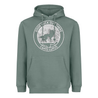 Sage fantastic mr fox wolf canis mountain Heavyweight Hoodie - artisFamous