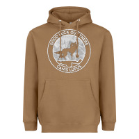 Toasted Coconut fantastic mr fox wolf canis mountain Heavyweight Hoodie - artisFamous