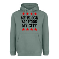 Sage my block my hood my city Heavyweight Hoodie - artisFamous