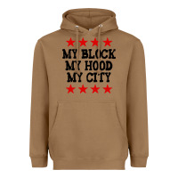 Toasted Coconut my block my hood my city Heavyweight Hoodie - artisFamous