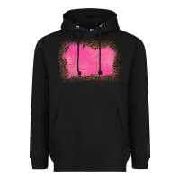 Black gemstone pink leopard background Heavyweight Hoodie - JahusDesignShop