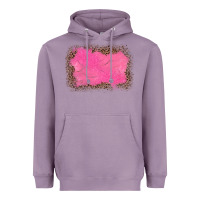 Lavender gemstone pink leopard background Heavyweight Hoodie - JahusDesignShop