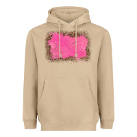 Mushroom gemstone pink leopard background Heavyweight Hoodie - JahusDesignShop