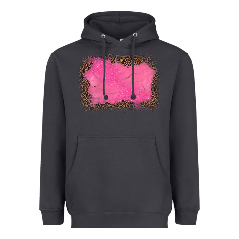 Gemstone Pink Leopard Background Heavyweight Hoodie by JahusDesignShop | Teevron