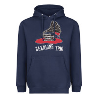 Navy alkaline trio Heavyweight Hoodie - artisFamous