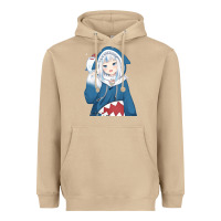 Mushroom Smile Beautiful Gawr Gura Heavyweight Hoodie - artisFamous
